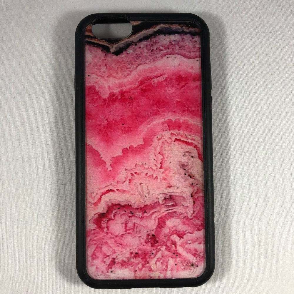 Pink stone wildflower case for 6/6s iPhones